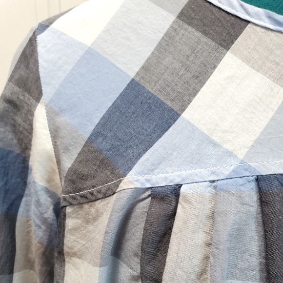 Muji Plaid Shift Dress or Tunic - Picture 3 of 5